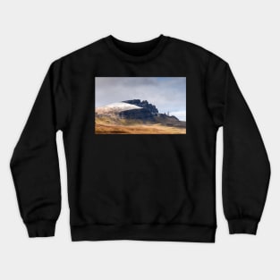 Winter for The Old Man of Storr Crewneck Sweatshirt